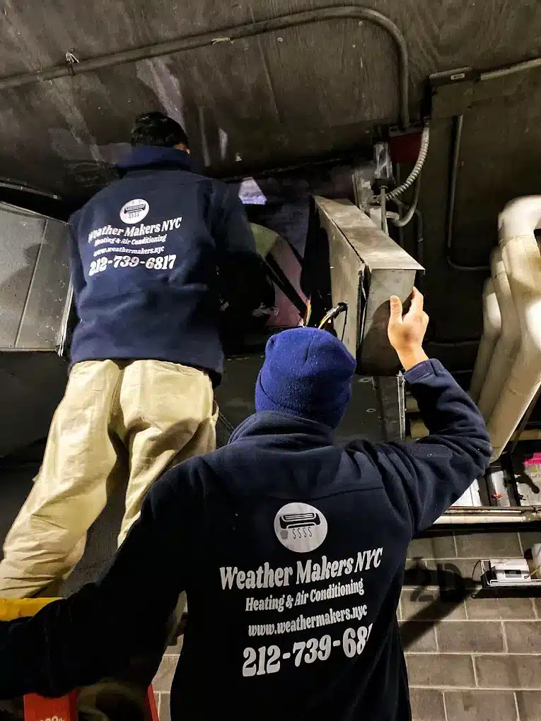 Ducted AC installation at Office in Brooklyn